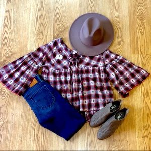 Cousin Earl Flannel Top - Small